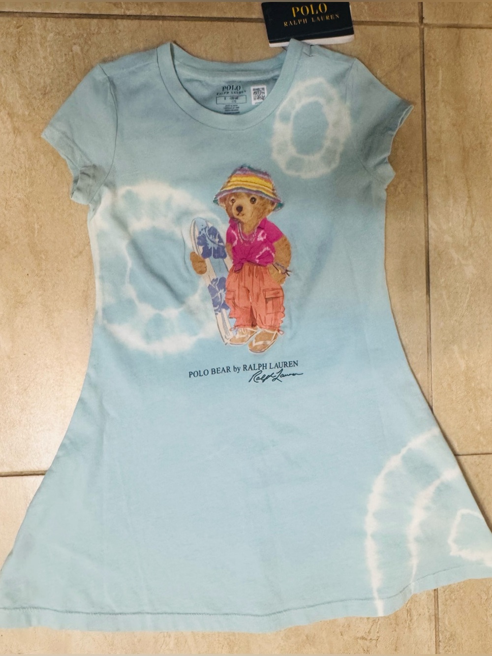 Polo Ralph Lauren Tie-Dye Polo Bear  Dress - Picture 6 of 14